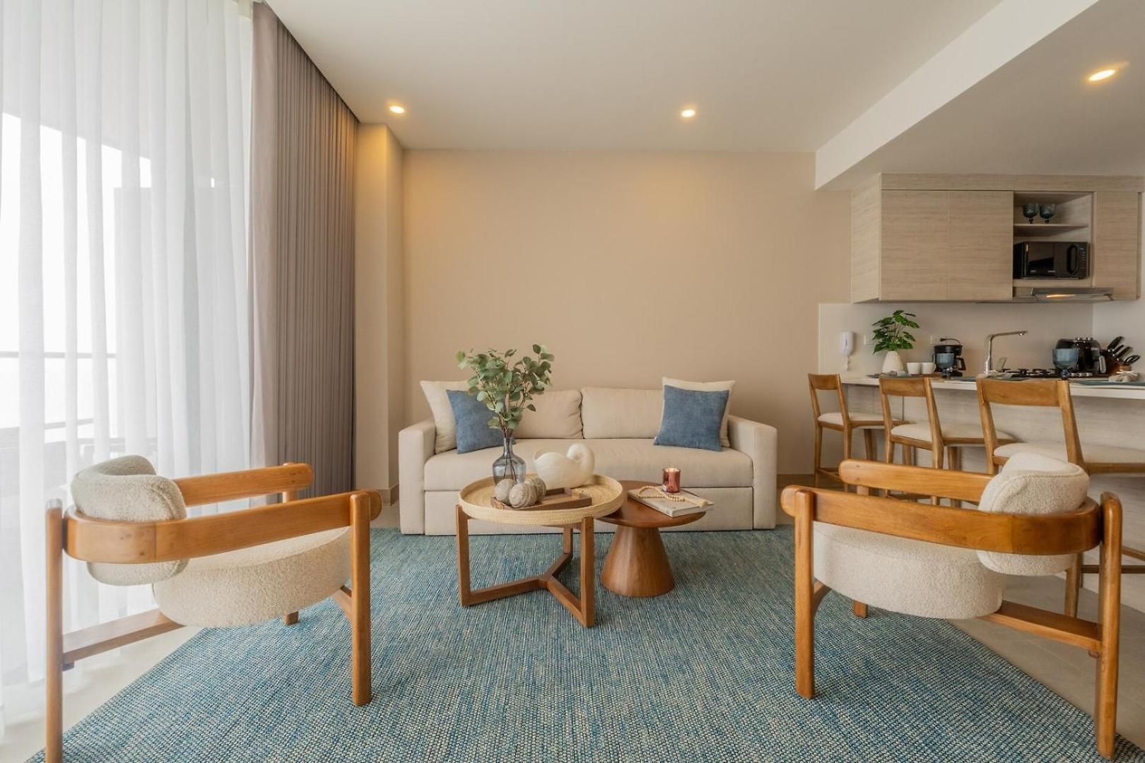 Apartamento Wake Up To The Ocean, True Beachfront Terrace Cartagena